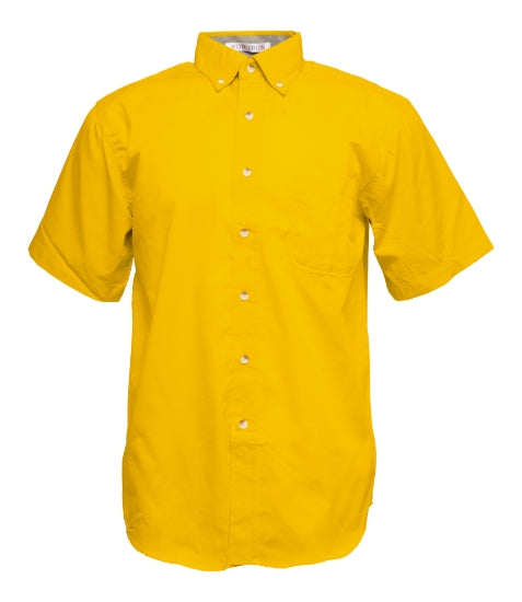 Men's Twill Short Sleeve Button-Up