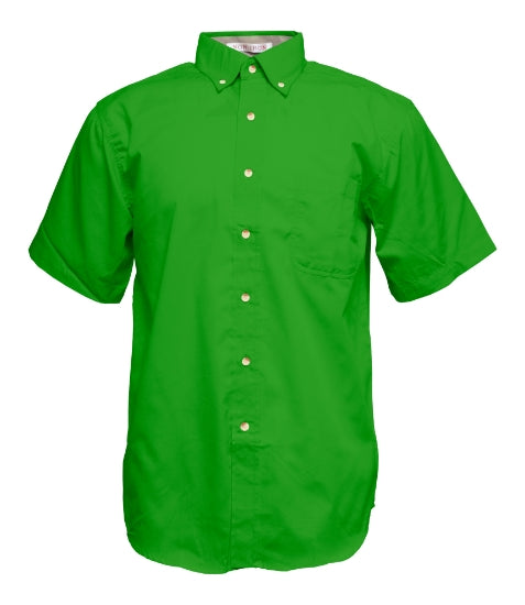 Men's Twill Short Sleeve Button-Up
