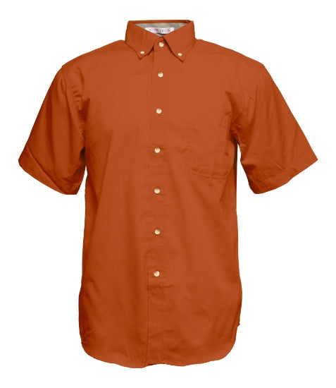Men's Twill Short Sleeve Button-Up