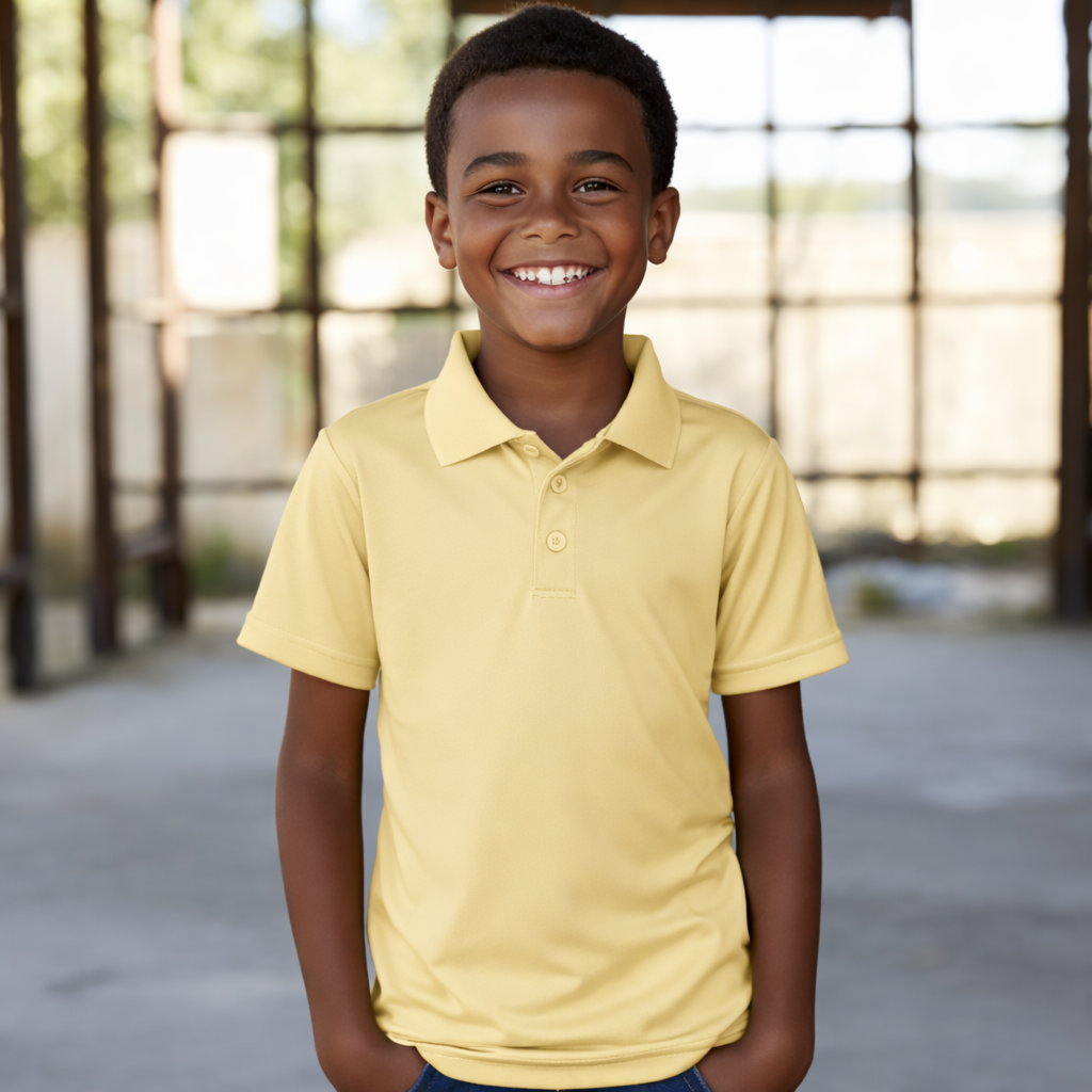 Youth Solid Polo Shirts