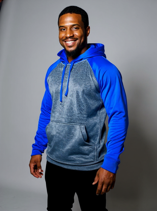 Adults Raglan Fleece Hoodie