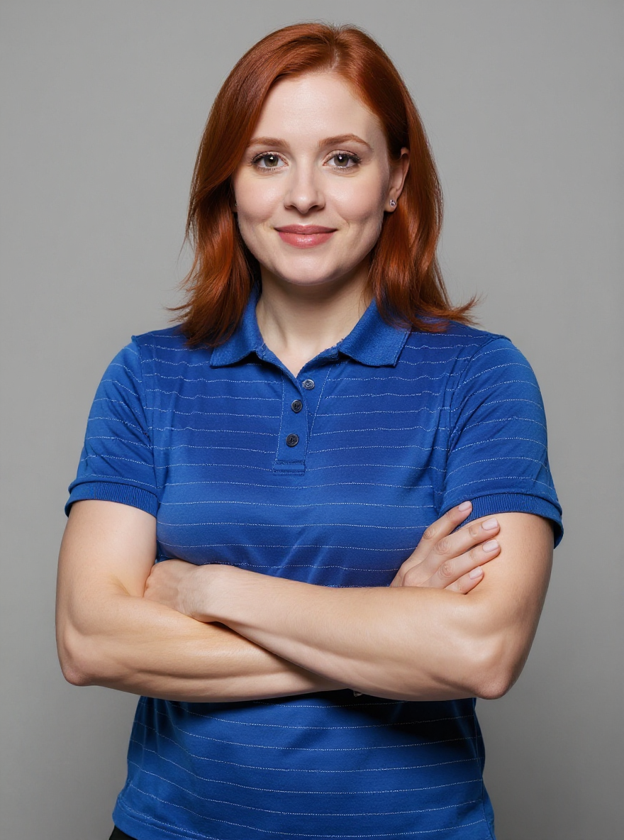 Women's Mini Stripe Polo