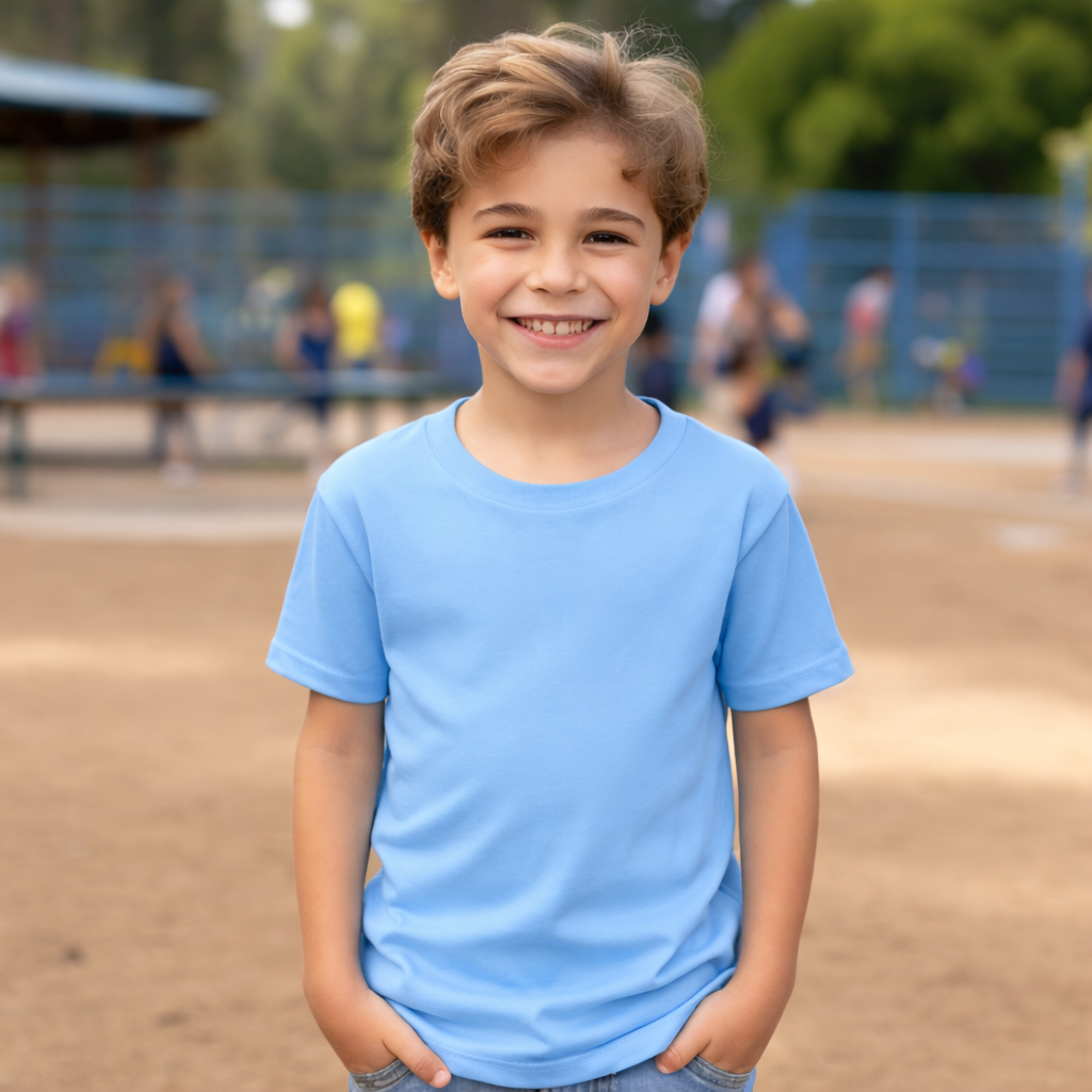 Youth 100% Polyester Short Sleeve T-Shirt
