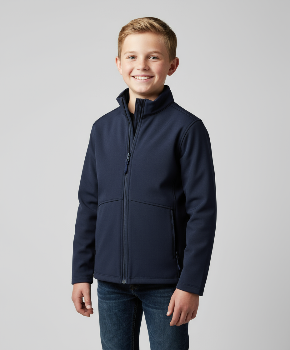 Youth Full-Zip Softshell Jacket