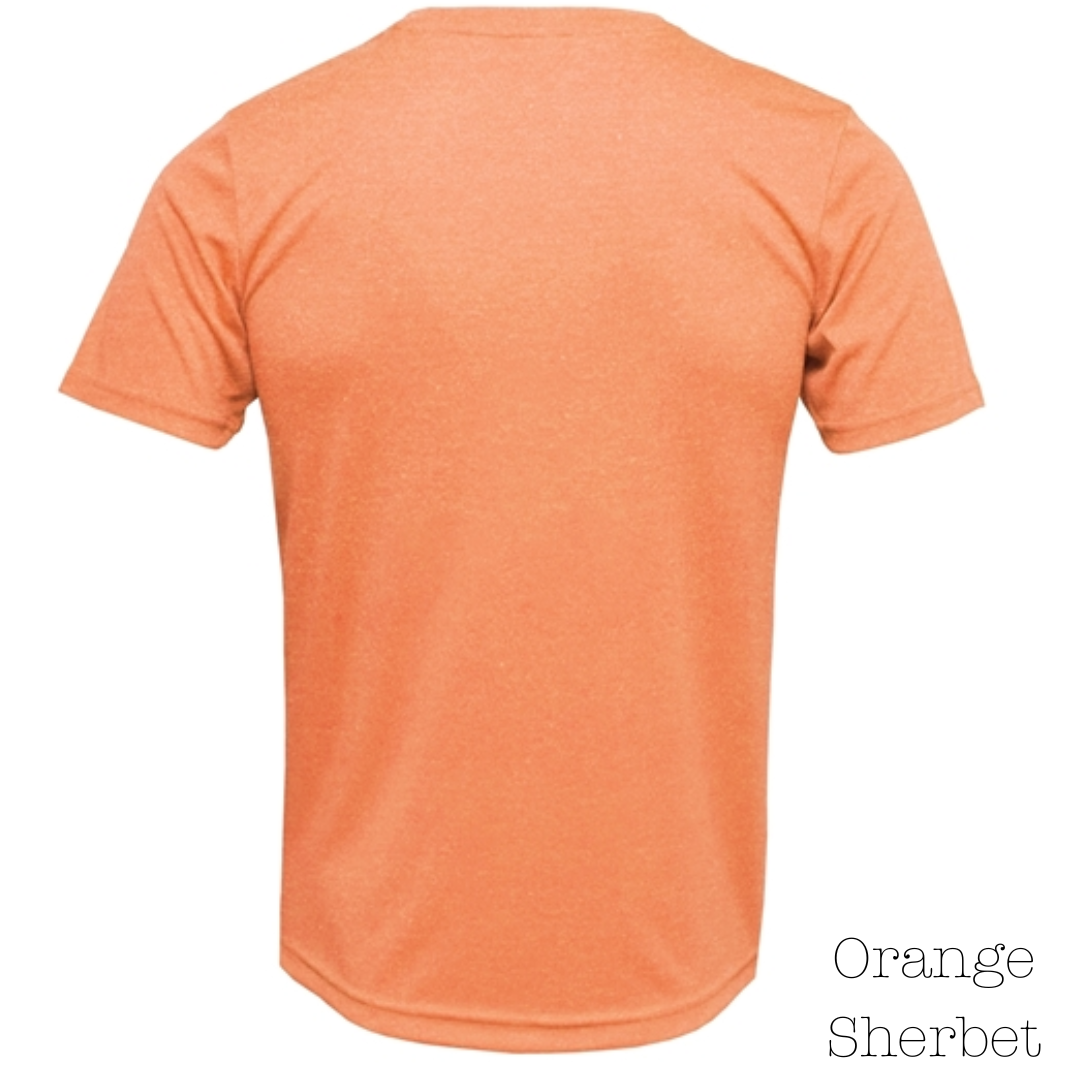 Orange Sherbet 70/30 Short-Sleeve Tee Shirt