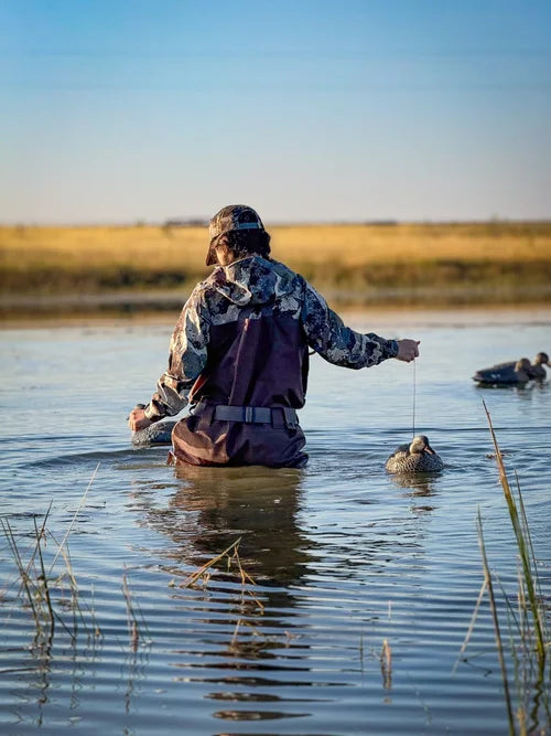 Women's Solid Brown Waders