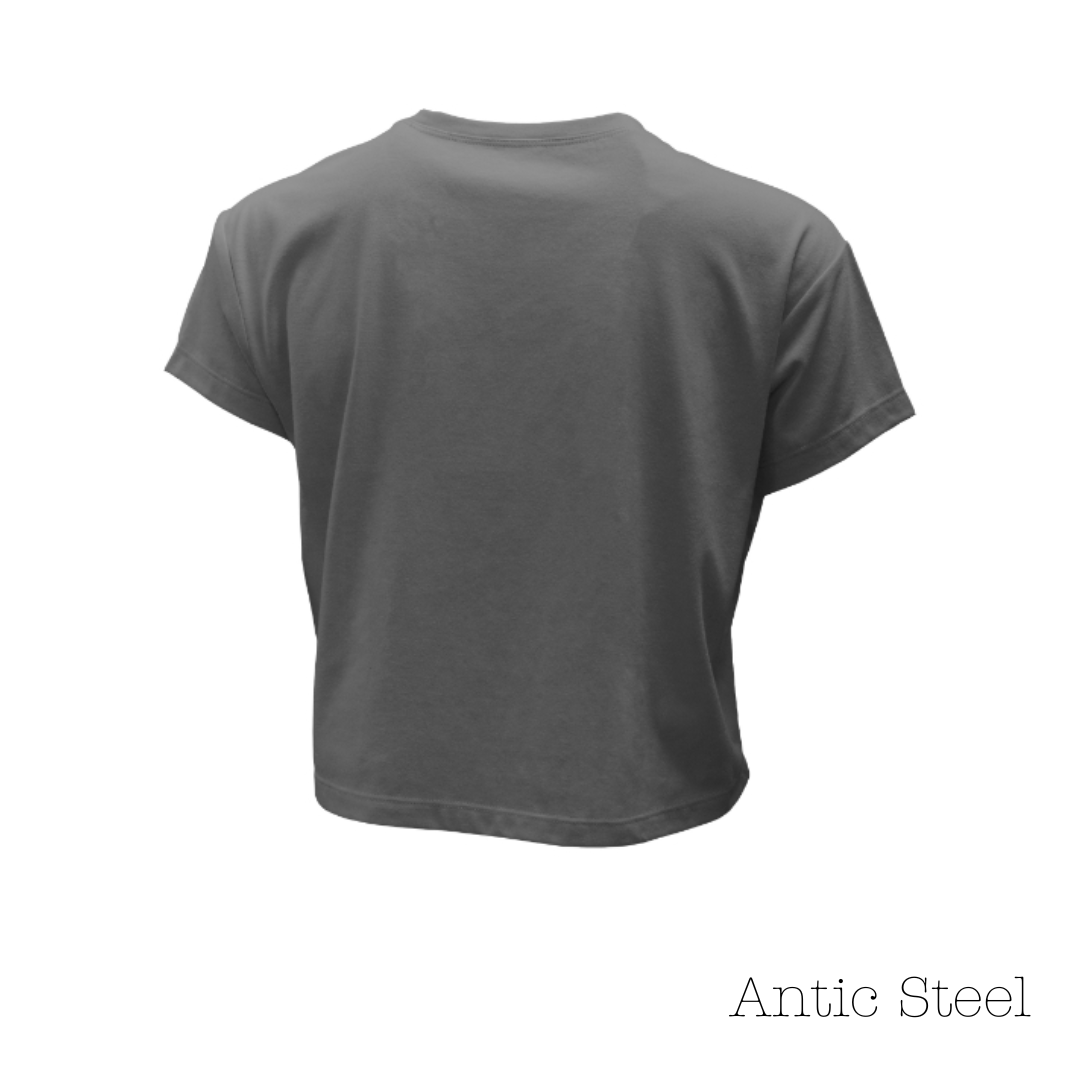 Antic Steel Cropped Tee