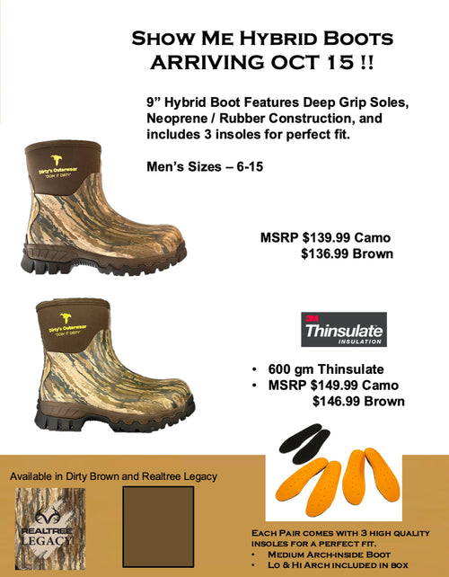 Hybrid "Show-Me" Boot - Insulated / Uninsulated