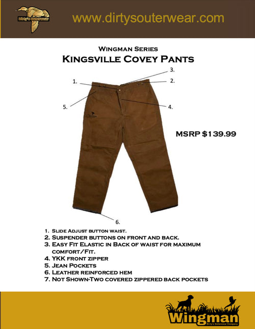 Wingman Series - Kingsville Pants
