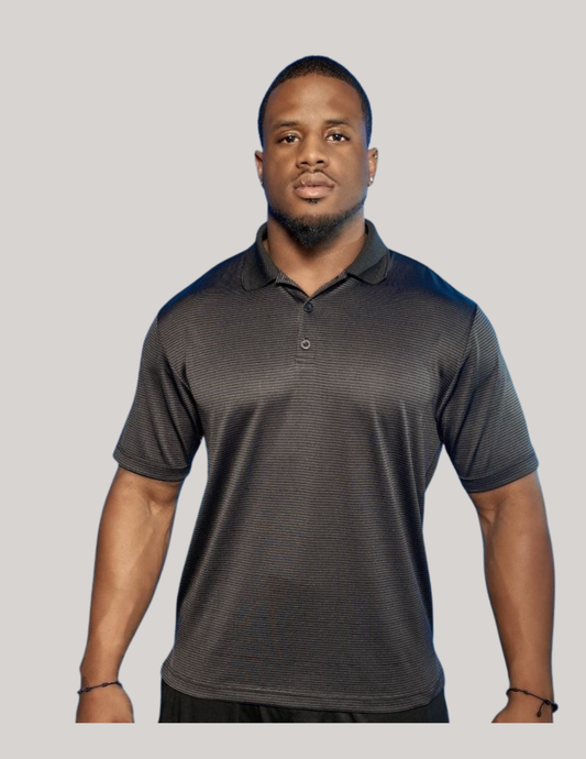 Men's Mini Stripe Polo