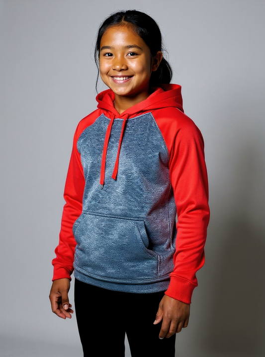 Youth Raglan Fleece Hoodie