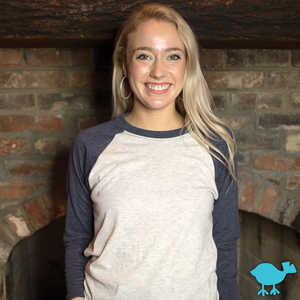 Indigo 3/4 Sleeve Raglan