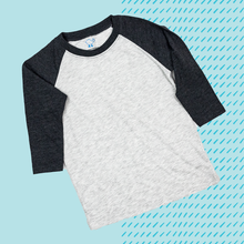 Load image into Gallery viewer, Black Toddler Raglan