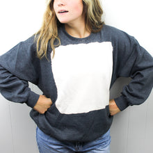 Load image into Gallery viewer, Charcoal Bleached Sweatshirt