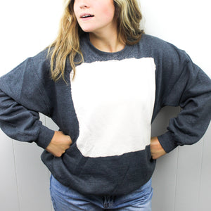 Charcoal Bleached Sweatshirt