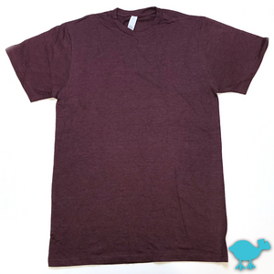 Burgundy Heather Tee