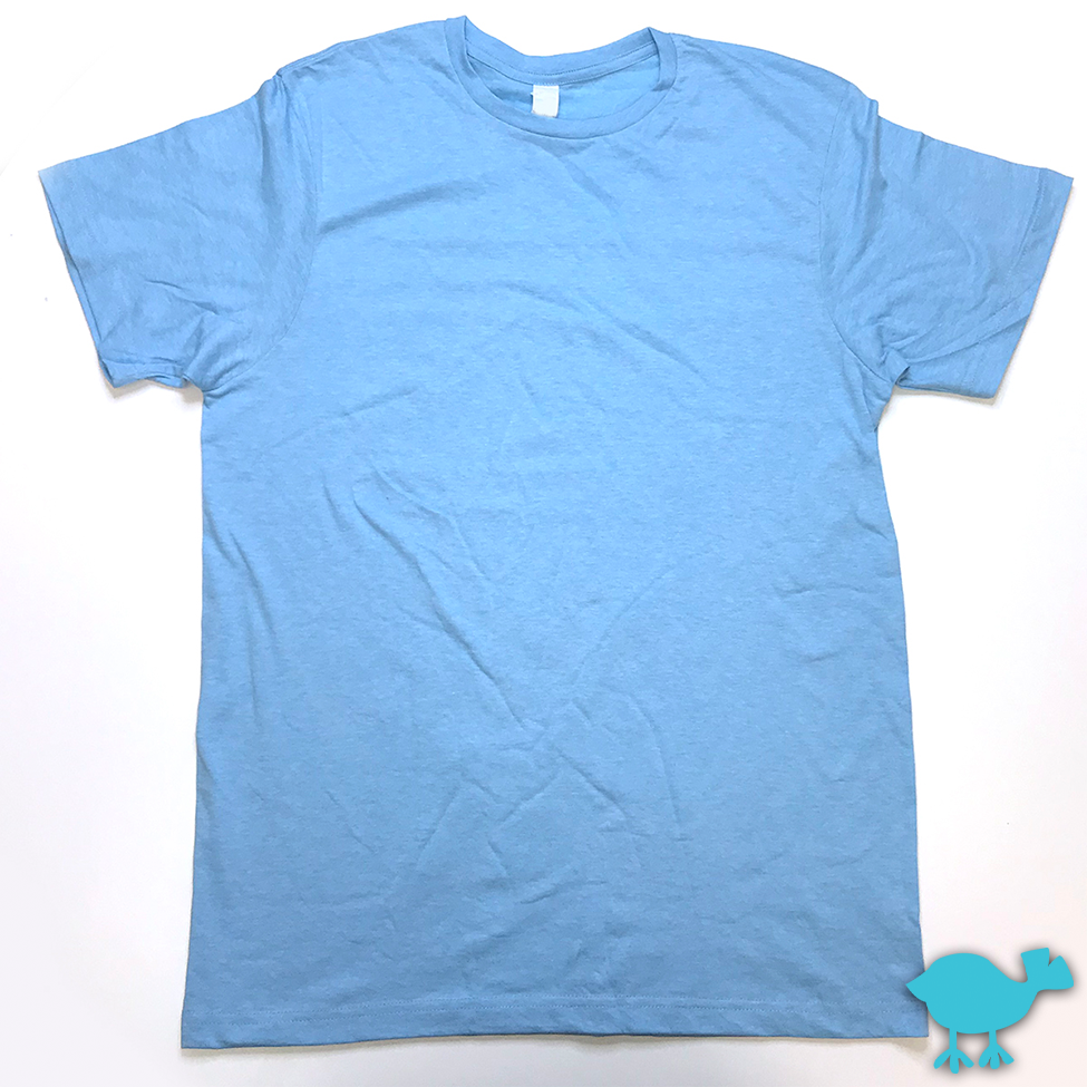 Sky blue tee on sale