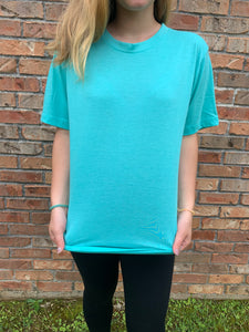 Heather Turquoise Tee Shirt