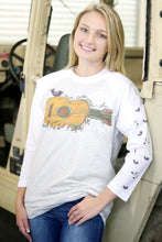 Load image into Gallery viewer, White 3/4 Sleeve Raglan