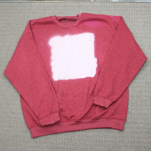 Red Bleached Sweatshirt