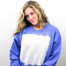 Load image into Gallery viewer, Royal Blue Bleached Sweatshirt
