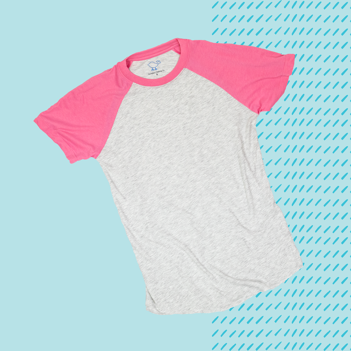 Pink Short Sleeve Raglan – LuckyBird Blanks, Inc.