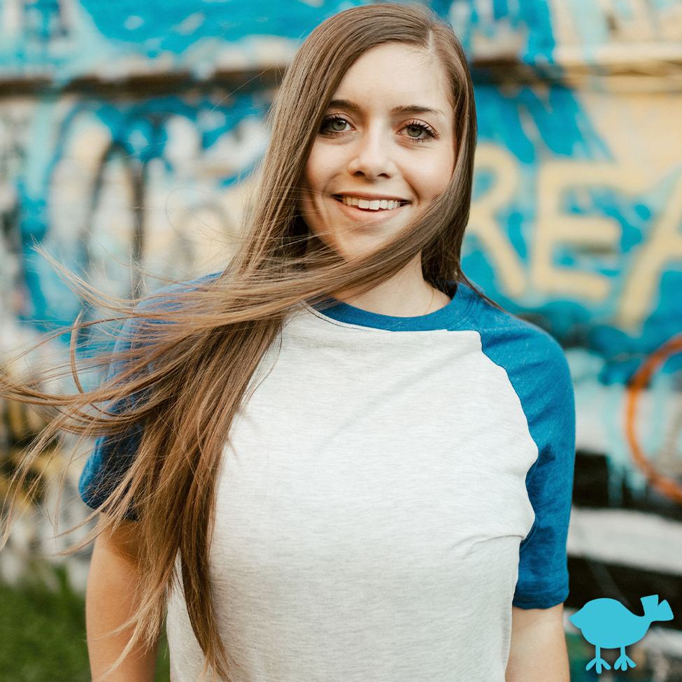 Royal Blue Short Sleeve Raglan