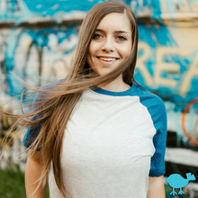 Load image into Gallery viewer, Royal Blue Short Sleeve Raglan
