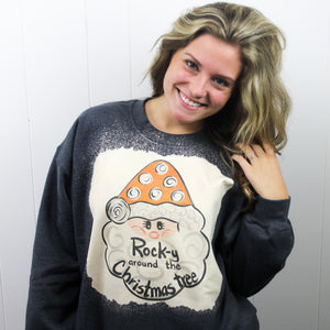 Charcoal Bleached Sweatshirt