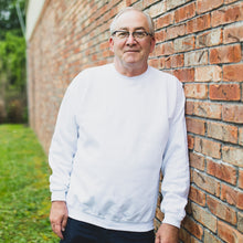 Load image into Gallery viewer, White 50/50 Sweatshirt