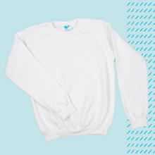 Load image into Gallery viewer, White 50/50 Sweatshirt