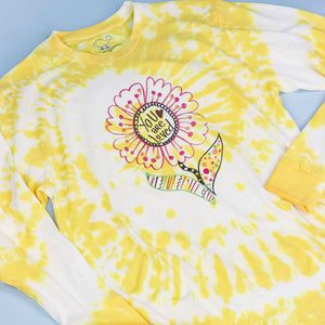 Yellow Swirl Dyed L/S Tee