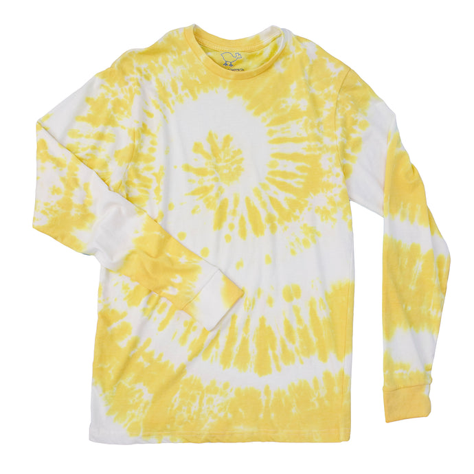 Yellow Swirl Dyed L/S Tee