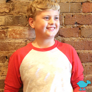 Red Youth Raglan